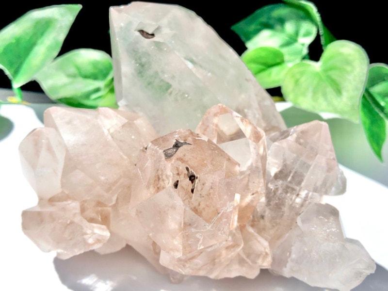 天然ヒマラヤ水晶クラスター 原石 マニカラン産 パワーストーン 置物