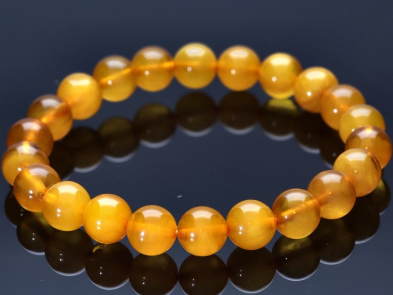 希少 蜜蝋ロングビーズ トルコ石 人気！☆鮮やかでカラフル☆天然石