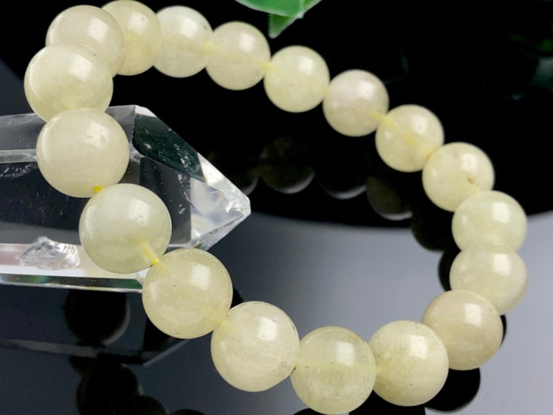 稀少AAA☆グリーンファントムクォーツ16mm パワーストーンブレスレット