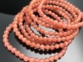 USAġߥͥ륷硼ʡ۾Ȥ͵Υԥ󥯥顼를/ޥ륫ŷХ֥쥹å/󥫥ʥɥ/Rhodochrosite/饦/5mm/1Ϣŷ/ѥȡ