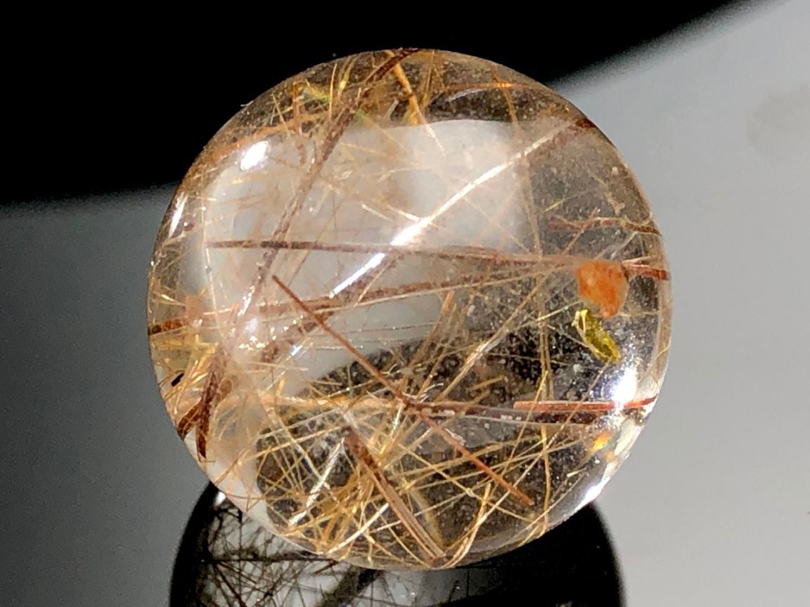 1点物】くっきり太針！☆金運・財運の石☆ブラジル産/天然石/ブロンズ