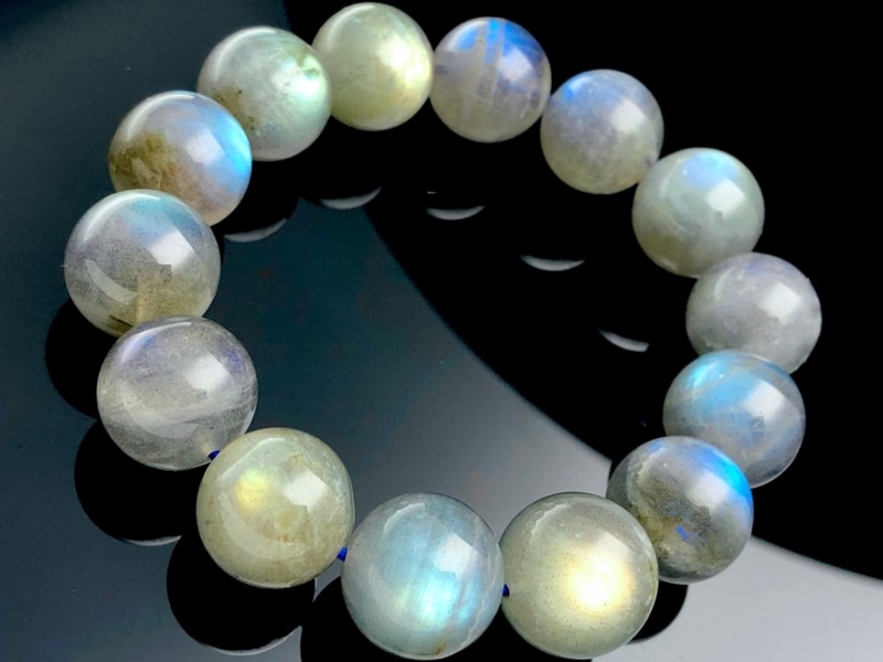 AAAAAクラス！ 大玉！マルチカラールチルブレスレット　15ミリ AAAAAクラス！ 大玉！マルチカラールチルブレスレット15ミリ