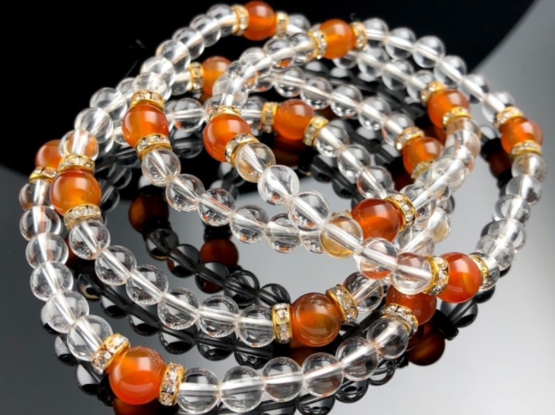 ������ڤ���ȡ� ������Ķ�ò�SALE�۸���100�ܤΤߡ�ŷ���Хǥ�����֥쥹��å�/�����ͥꥢ��߿徽(carnelian/�̿�)/�饦���/��8mm/1�ܡ�ŷ����/�ѥ���ȡ���ۡڥ���ꥫ�ġ����󡦹��Ÿ�����������Ͻ�Ÿ���㤤�դ���