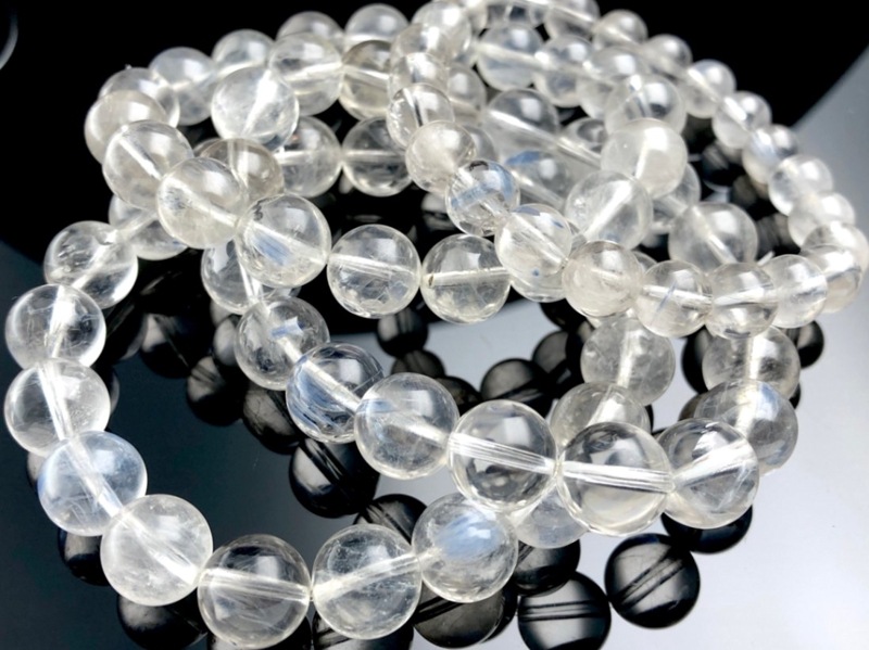 �֥饸�뻺��ŷ���Х֥쥹��å�/�ۥ磻�ȥ�����ʥ���(kyanite/������)/�饦���/��8mm/1�ܡ�ŷ����/�ѥ���ȡ���ۡڥ���ꥫ�ġ����󡦹��Ÿ�����������Ͻ�Ÿ���㤤�դ���