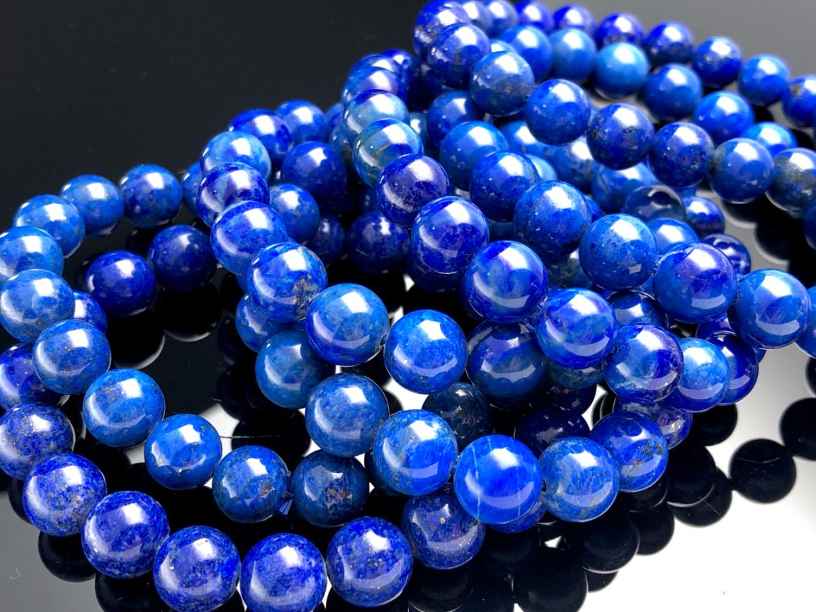 美発色☆幸運と厄除け☆アフガニスタン産☆天然石ブレスレット