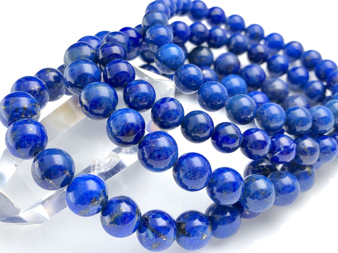 美発色☆幸運と厄除け☆アフガニスタン産☆天然石ブレスレット