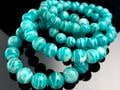 ロシア産★天然石ブレスレット/ゼブラアマゾナイト（amazonite/天河石）/ラウンド/約10mm/1本【アメリカツーソン・香港展示会・世界各地出展品買い付け】