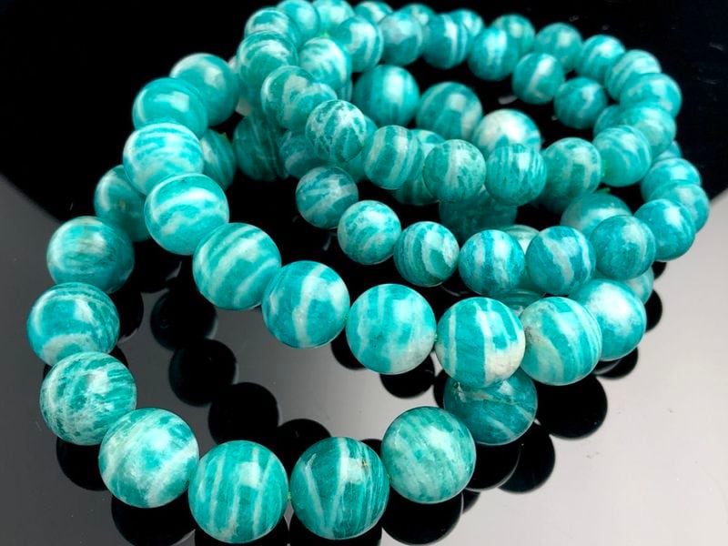 石流通センター 高品質 天然石 ブレスレット ハックマナイト (3A) (カナダ産) (約11.5〜12mm) (ケース付) パワーストーン ハックマナイト ブレスレット 7.6mm 17cm レディース M