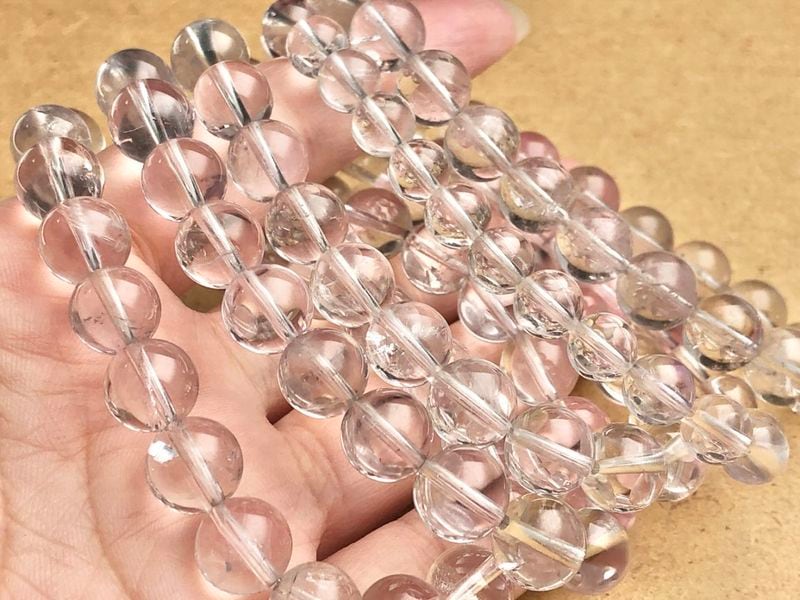 ���������֥饸�뻺��ŷ���Х֥쥹��å�/�ۥ磻�ȥ��᥸���ȡ�Amethyst/��徽/���᥷���ȡ�/�饦���/��8mm/1�ܡ�ŷ����/�ѥ���ȡ���ۡڥ���ꥫ�ġ����󡦹��Ÿ�����������Ͻ�Ÿ���㤤�դ���