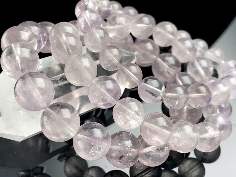 ���������֥饸�뻺��ŷ���Х֥쥹��å�/�ԥ󥯥��᥸���ȡ�Amethyst/��徽/���᥷���ȡ�/�饦���/��12mm/1�ܡ�ŷ����/�ѥ���ȡ���ۡڥ���ꥫ�ġ����󡦹��Ÿ�����������Ͻ�Ÿ���㤤�դ���