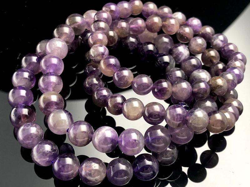 ŷ���Х֥쥹��å�/���᥸���ȡ�Amethyst/��徽/���᥷���ȡ�/�饦���/��7mm/1�ܡ�ŷ����/�ѥ���ȡ���ۡڥ���ꥫ�ġ����󡦹��Ÿ��