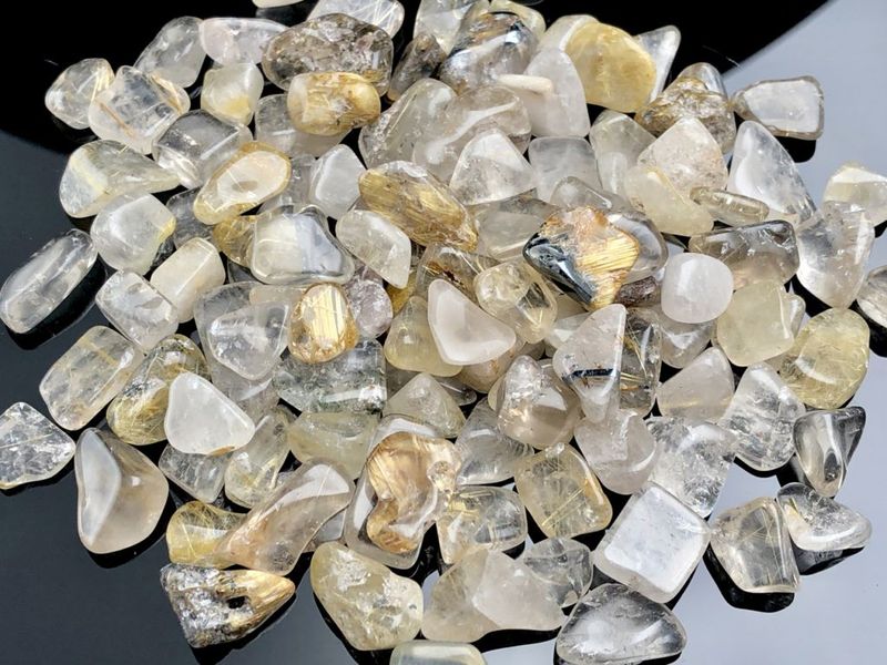 ��¶˾塪�ˤ��äפ��ŷ���Ф�������å�/�֥饸�뻺/����륯������(Rutilelated quartz/��˿徽)/LL������/��1kg/γ��������6-18mm��ŷ����/�ѥ���ȡ���ۡڥ���ꥫ�ġ����󡦹��Ÿ�����������Ͻ�Ÿ���㤤�դ���