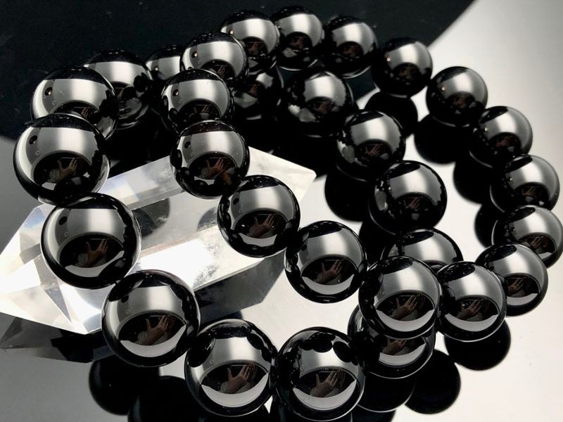 ¥Þ¥À¥¬¥¹¥«¥ë»º¡úÅ·Á³ÀХ֥쥹¥ì¥Ã¥È/¥â¥ê¥ª¥ó¥¯¥ê¥¹¥¿¥ë¡Ê¹õ¿å¾½/morion¡Ë/¥é¥¦¥ó¥É/Ìó13mm/1ËÜ¡ÚÅ·Á³ÀÐ/¥Ñ¥ï¡¼¥¹¥È¡¼¥ó¡Û¡Ú¥¢¥á¥ê¥«¥Ä¡¼¥½¥ó¡¦¹á¹ÁŸ¼¨²ñ¡¦À¤³¦³ÆÃϽПÉÊÇ㤤ÉÕ¤±¡Û