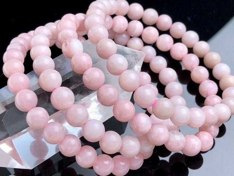 ¥Ú¥ë¡¼»º¡úÅ·Á³ÀХ֥쥹¥ì¥Ã¥È/¥Ô¥ó¥¯¥ª¥Ñ¡¼¥ë¡ÊPink Opal/ÃÁÇòÀÐ)/¥é¥¦¥ó¥É/Ìó6mm/1ËÜ¡ÚÅ·Á³ÀÐ/¥Ñ¥ï¡¼¥¹¥È¡¼¥ó¡Û¡Ú¥¢¥á¥ê¥«¥Ä¡¼¥½¥ó¡¦¹á¹ÁŸ¼¨²ñ¡¦À¤³¦³ÆÃϽПÉÊÇ㤤ÉÕ¤±¡Û