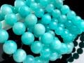 モザンビーク産★天然石ブレスレット/アマゾナイト（amazonite/天河石）/ラウンド/約10mm/1本【アメリカツーソン・香港展示会・世界各地出展品買い付け】