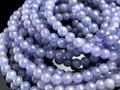 タンザニア産★天然石ブレスレット/タンザナイト（ブルーゾイサイト/Tanzanite/黝簾石）/ラウンド/約5mm/1本【天然石/パワーストーン】【アメリカツーソン・香港展示会・世界各地出展品買い付け