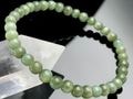 ブラジル産★天然石ブレスレット/キャッツアイグリーンアパタイト(apatite・燐灰石)/ラウンド/約5.0-5.4mm/1本【天然石/パワーストーン】【アメリカツーソン・香港展示会・世界各地出展品買