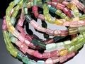 アフガニスタン産★天然石ブレスレット/アフガンキャンディトルマリン(Tourmaline/電気石)/約4×6mm/1本【天然石/パワーストーン】【アメリカツーソン・香港展示会・世界各地出展品買い付け】