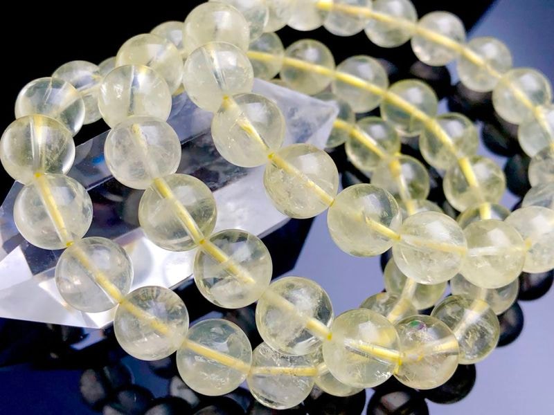 �ޥ��������뻺��ŷ���Х֥쥹��å�/���󥯥����ġ�Lemon Quartz/����徽/β���徽��/�饦���/��11mm/1�ܡ�ŷ����/�ѥ���ȡ���ۡڥ���ꥫ�ġ����󡦹��Ÿ�����������Ͻ�Ÿ���㤤�դ���