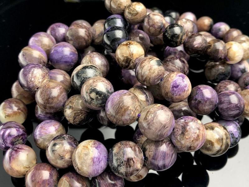 ����������ŷ���Х֥쥹��å�/������ǥ����������ȡʥ������/Charoite��/�饦���/��10mm/1�ܡ�ŷ����/�ѥ���ȡ���ۡڥ���ꥫ�ġ����󡦹��Ÿ�����������Ͻ�Ÿ���㤤�դ���