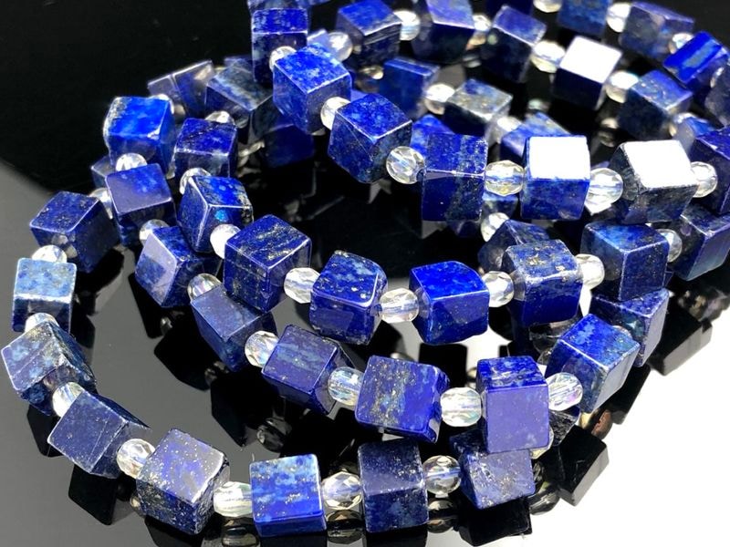 ���ե��˥����󻺡�ŷ���Х֥쥹��å�/��ԥ��饺���Lapis-lazuli/�Ķ��С�/��ե��塼�֥��å�/6-7mm/1�ܡ�ŷ����/�ѥ���ȡ���ۡڥ���ꥫ�ġ����󡦹��Ÿ�����������Ͻ�Ÿ���㤤�դ���