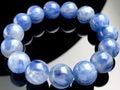 ��1��ʪ�ۥ֥饸�뻺��ŷ���Х֥쥹��å�/������ʥ���(kyanite/������)/�饦���/��14mm/1�ܡ�ŷ����/�ѥ���ȡ���ۡڥ���ꥫ�ġ����󡦹��Ÿ�����������Ͻ�Ÿ���㤤�դ���