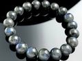 ��1��ʪ�ۥե�����ɻ����֥�å���֥�ɥ饤��(Labradorite/�⳥Ĺ��)/�饦���/��10mm/1�ܡ�ŷ����/�ѥ���ȡ���ۡڥ���ꥫ�ġ����󡦹��Ÿ�����������Ͻ�Ÿ���㤤�դ���