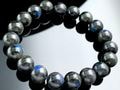 ��1��ʪ�ۥե�����ɻ����֥�å���֥�ɥ饤��(Labradorite/�⳥Ĺ��)/�饦���/��10mm/1�ܡ�ŷ����/�ѥ���ȡ���ۡڥ���ꥫ�ġ����󡦹��Ÿ�����������Ͻ�Ÿ���㤤�դ���