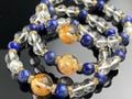 ŷ���Х֥쥹��å�/ζĦ/�徽�ߥ�ԥ��饺���crystal,quartz/Lapis-lazuli/�Ķ��С�/12mm/1�ܡ�ŷ����/�ѥ���ȡ���ۡڥ���ꥫ�ġ����󡦹��Ÿ�����������Ͻ�Ÿ���㤤�դ���