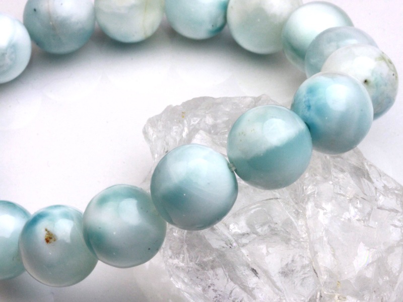 ≪20％OFF≫超特価SALE】3A/天然石ブレスレット/ラリマー/ラウンド