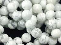 激安！人気★天然石ブレスレット/ハウライト/ラウンド/8mm/1本【天然石/パワーストーン】【アメリカツーソン・香港展示会・世界各地出展品買い付け】|ハウライト