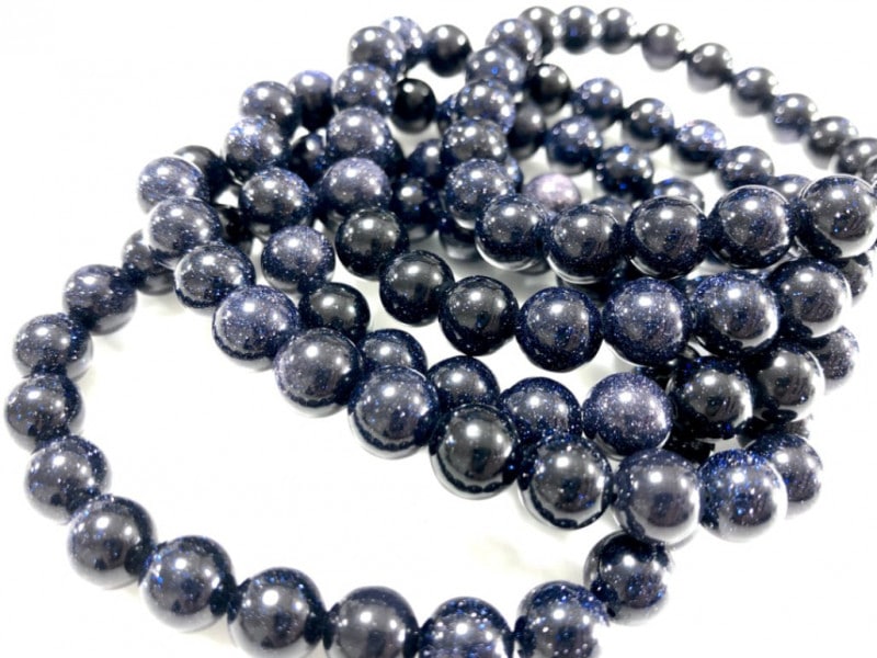 紫金石 パープル、ゴールドストーン アヴェンチュリンガラス