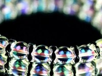 【激安】パーツ・副資材/ロンデル/シルバー＆ブラック/6mm/波型/10個|パーツ・副素材