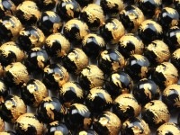 開運・運気上昇運★東の霊獣「青龍」★職人の手彫り！★天然石ビーズ/オニキス四神彫/青龍/ラウンド/12mm/1連【天然石/パワーストーン】【アメリカツーソン・香港展示会・世界各地出展品買い付け】|天然