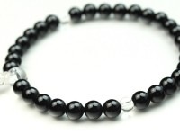 【好評につき完売！】天然石片手念珠（房付）/オニキス/ラウンド/8mm|念珠（数珠）