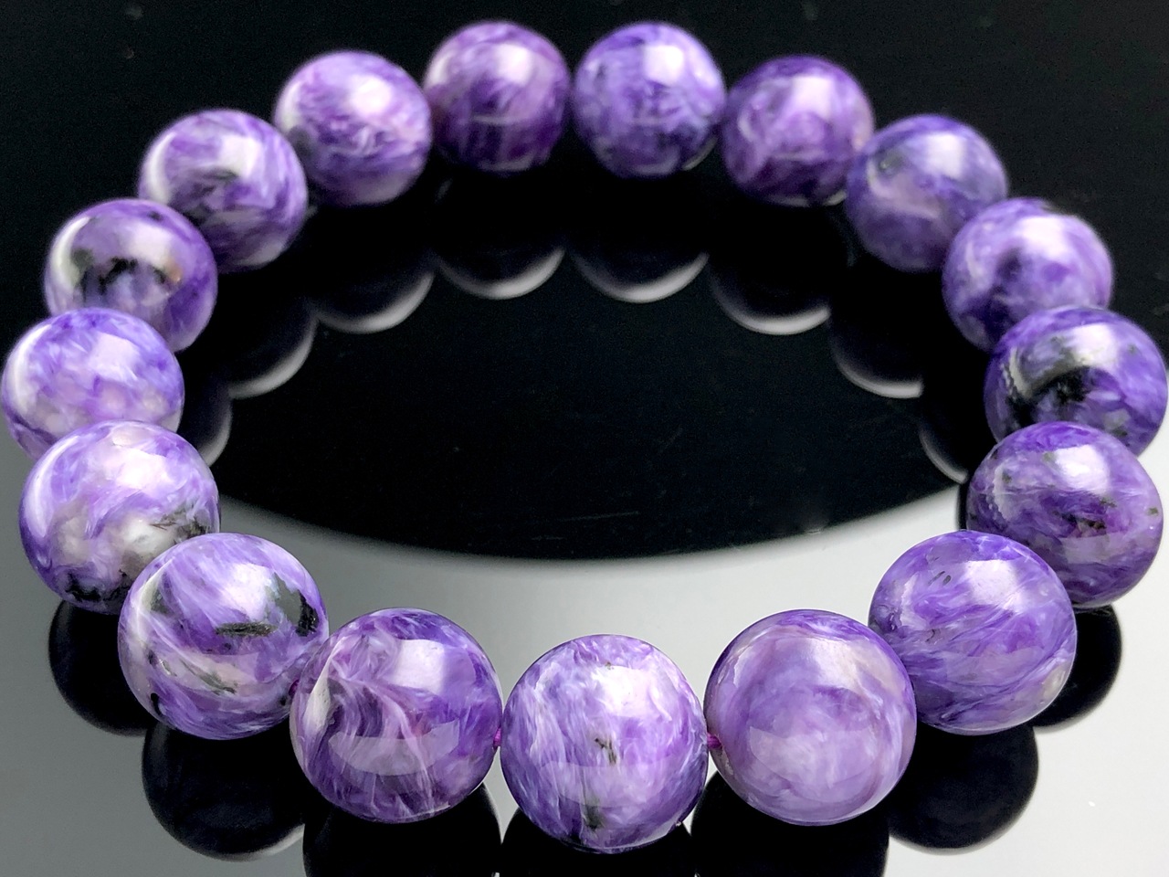 ��1��ʪ����������ҡ���󥰥��ȡ��������������ŷ���Х֥쥹��å�/����������ȡʥ������/Charoite��/�饦���/��12mm/1�ܡ�ŷ����/�ѥ���ȡ���ۡڥ���ꥫ�ġ����󡦹��Ÿ�����������Ͻ�Ÿ���㤤�դ���