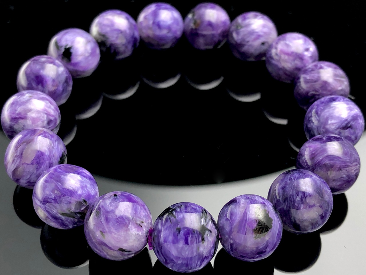 ��1��ʪ����������ҡ���󥰥��ȡ��������������ŷ���Х֥쥹��å�/����������ȡʥ������/Charoite��/�饦���/��12mm/1�ܡ�ŷ����/�ѥ���ȡ���ۡڥ���ꥫ�ġ����󡦹��Ÿ�����������Ͻ�Ÿ���㤤�դ���