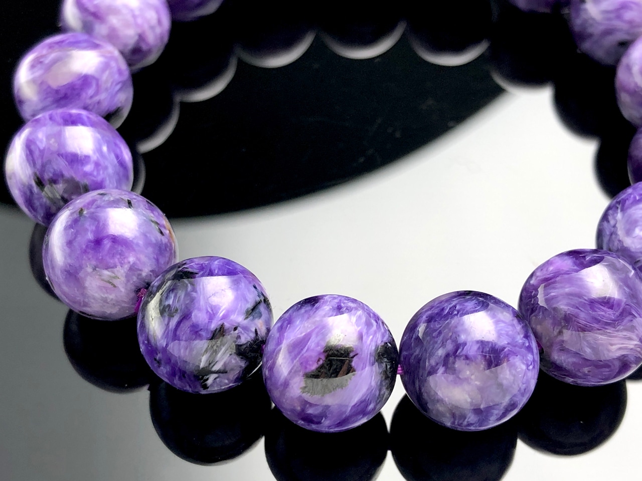 ��1��ʪ����������ҡ���󥰥��ȡ��������������ŷ���Х֥쥹��å�/����������ȡʥ������/Charoite��/�饦���/��12mm/1�ܡ�ŷ����/�ѥ���ȡ���ۡڥ���ꥫ�ġ����󡦹��Ÿ�����������Ͻ�Ÿ���㤤�դ���