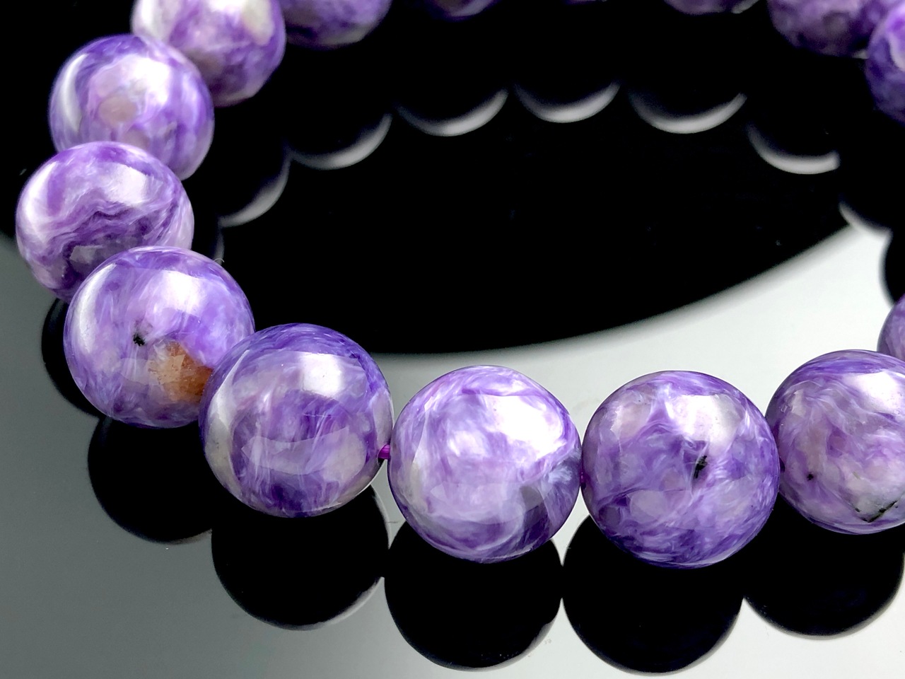 ��1��ʪ����������ҡ���󥰥��ȡ��������������ŷ���Х֥쥹��å�/����������ȡʥ������/Charoite��/�饦���/��13mm/1�ܡ�ŷ����/�ѥ���ȡ���ۡڥ���ꥫ�ġ����󡦹��Ÿ�����������Ͻ�Ÿ���㤤�դ���