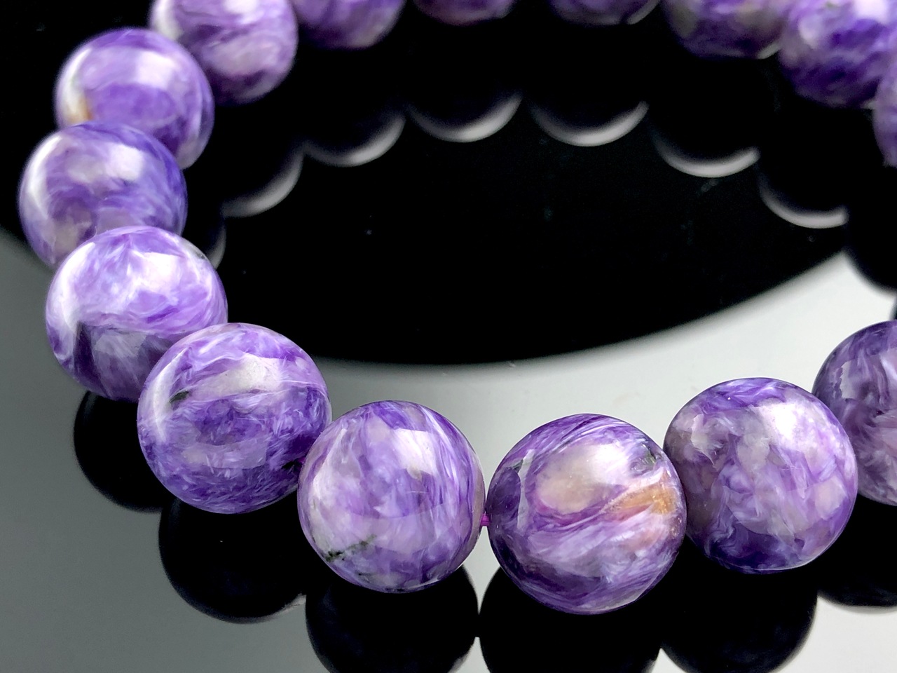 ��1��ʪ����������ҡ���󥰥��ȡ��������������ŷ���Х֥쥹��å�/����������ȡʥ������/Charoite��/�饦���/��13mm/1�ܡ�ŷ����/�ѥ���ȡ���ۡڥ���ꥫ�ġ����󡦹��Ÿ�����������Ͻ�Ÿ���㤤�դ���