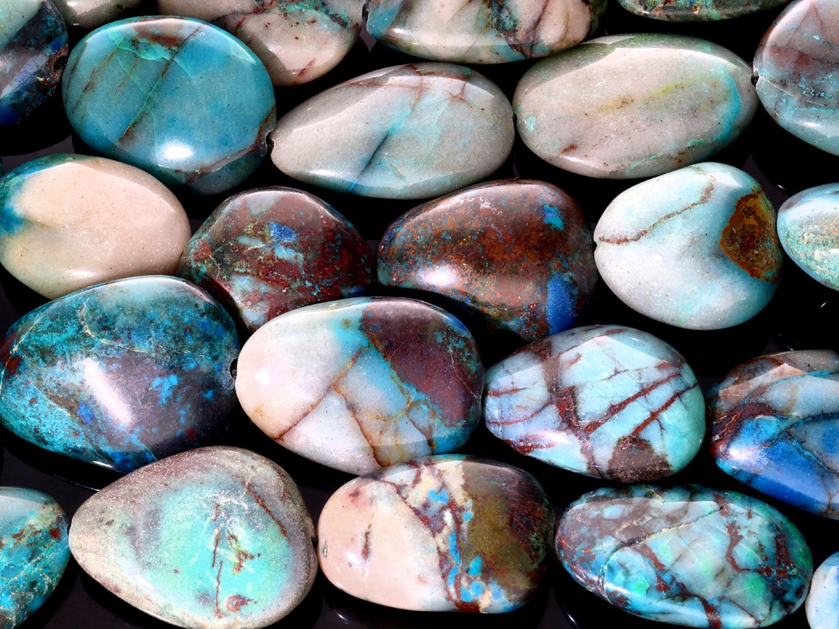 激レア！希少石！☆4つの鉱物☆癒し☆天然石ビーズ/クォンタムクワトロ