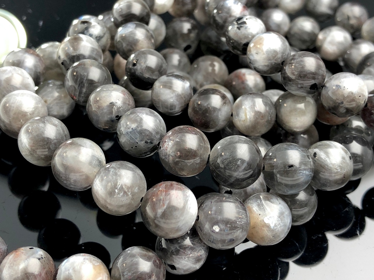 ���������顼��ŷ���Х֥쥹��å�/���ӥ����ȡʷ�Ĺ����Ĺ��/Larvikite��/�饦���/��10mm/1�ܡ�ŷ����/�ѥ���ȡ���ۡڥ���ꥫ�ġ����󡦹��Ÿ�����������Ͻ�Ÿ���㤤�դ���