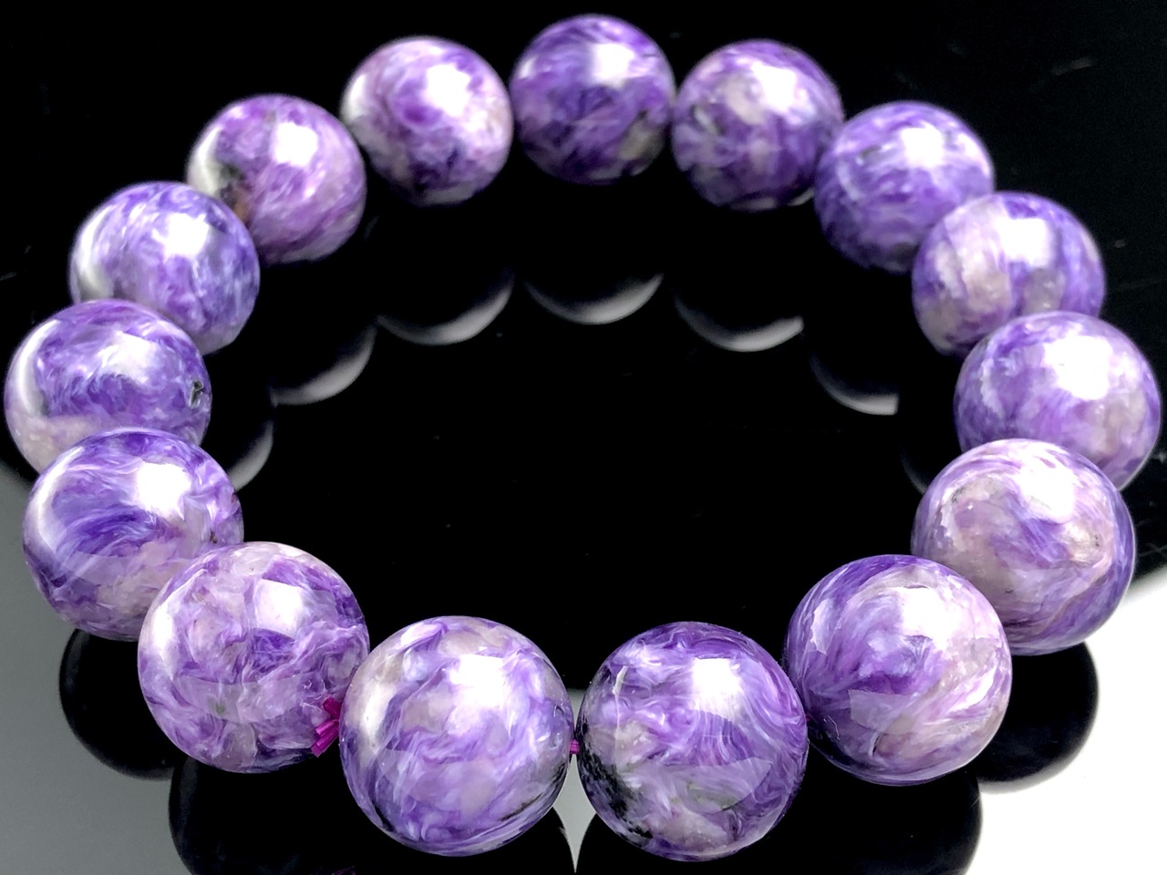 ��1��ʪ����������ҡ���󥰥��ȡ��������������ŷ���Х֥쥹��å�/����������ȡʥ������/Charoite��/�饦���/��15mm/1�ܡ�ŷ����/�ѥ���ȡ���ۡڥ���ꥫ�ġ����󡦹��Ÿ�����������Ͻ�Ÿ���㤤�դ���