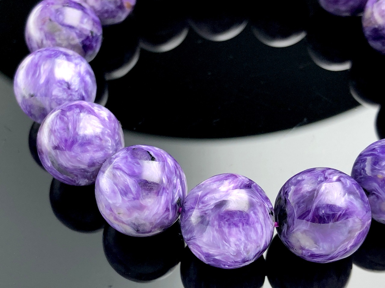 ��1��ʪ����������ҡ���󥰥��ȡ��������������ŷ���Х֥쥹��å�/����������ȡʥ������/Charoite��/�饦���/��15mm/1�ܡ�ŷ����/�ѥ���ȡ���ۡڥ���ꥫ�ġ����󡦹��Ÿ�����������Ͻ�Ÿ���㤤�դ���