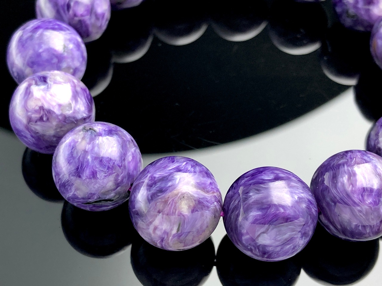 ��1��ʪ����������ҡ���󥰥��ȡ��������������ŷ���Х֥쥹��å�/����������ȡʥ������/Charoite��/�饦���/��15mm/1�ܡ�ŷ����/�ѥ���ȡ���ۡڥ���ꥫ�ġ����󡦹��Ÿ�����������Ͻ�Ÿ���㤤�դ���