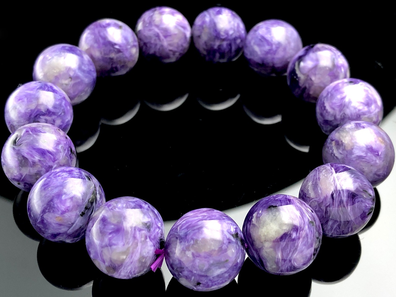 ��1��ʪ����������ҡ���󥰥��ȡ��������������ŷ���Х֥쥹��å�/����������ȡʥ������/Charoite��/�饦���/��15mm/1�ܡ�ŷ����/�ѥ���ȡ���ۡڥ���ꥫ�ġ����󡦹��Ÿ�����������Ͻ�Ÿ���㤤�դ���