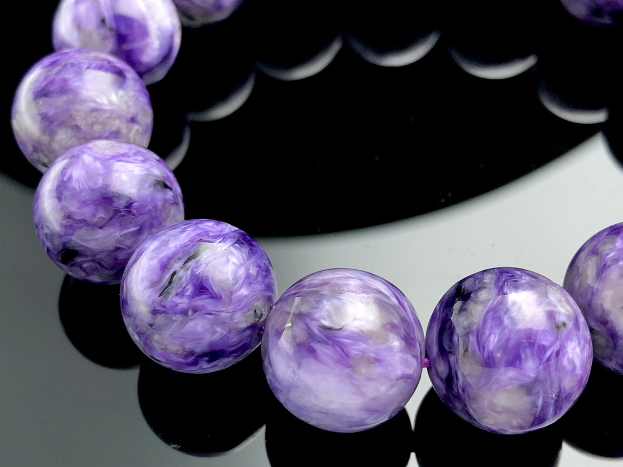 ��1��ʪ����������ҡ���󥰥��ȡ��������������ŷ���Х֥쥹��å�/����������ȡʥ������/Charoite��/�饦���/��15mm/1�ܡ�ŷ����/�ѥ���ȡ���ۡڥ���ꥫ�ġ����󡦹��Ÿ�����������Ͻ�Ÿ���㤤�դ���