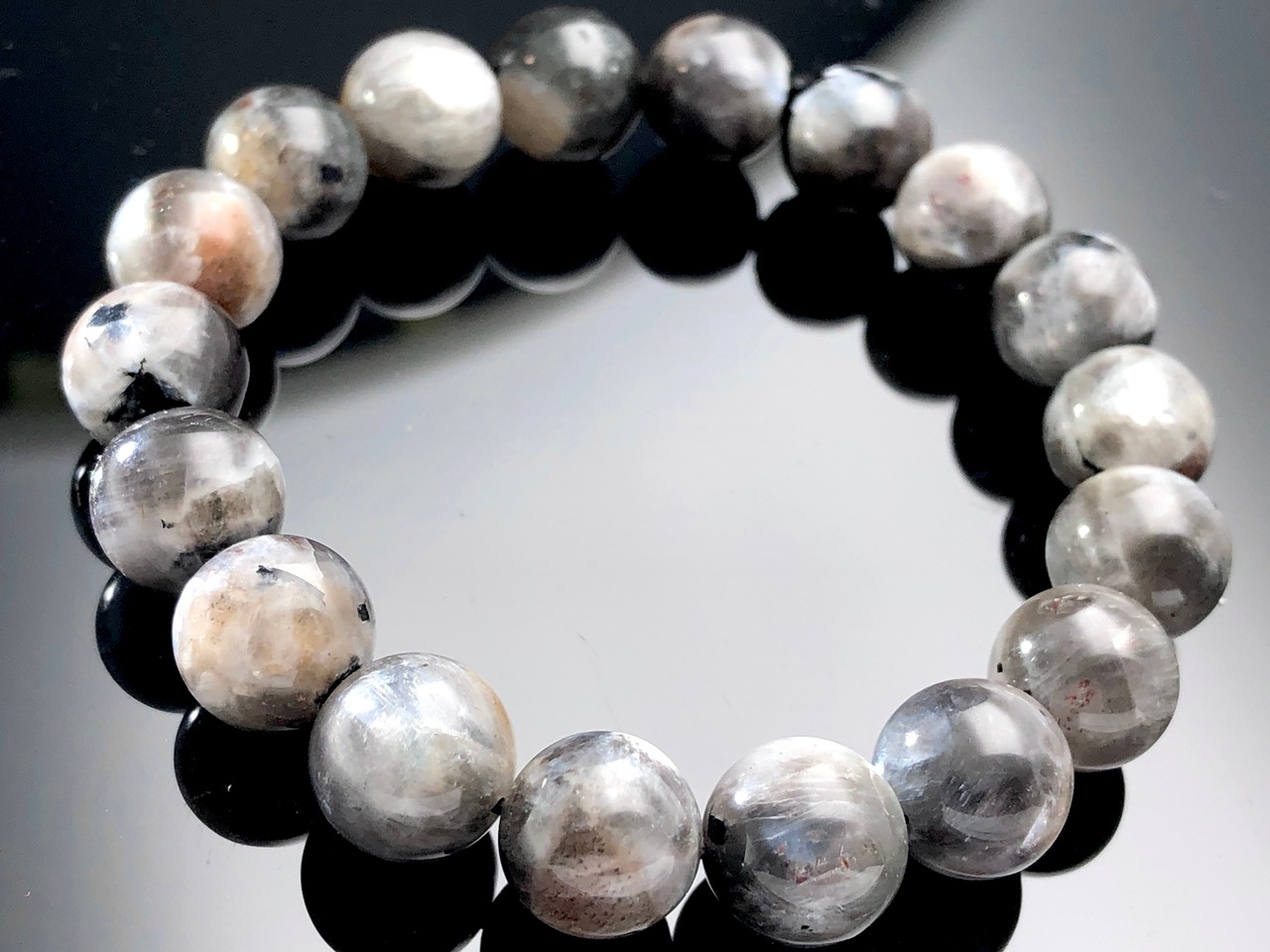 ��1��ʪ�����������顼��ŷ���Х֥쥹��å�/���ӥ����ȡʷ�Ĺ����Ĺ��/Larvikite��/�饦���/��11mm/1�ܡ�ŷ����/�ѥ���ȡ���ۡڥ���ꥫ�ġ����󡦹��Ÿ�����������Ͻ�Ÿ���㤤�դ���