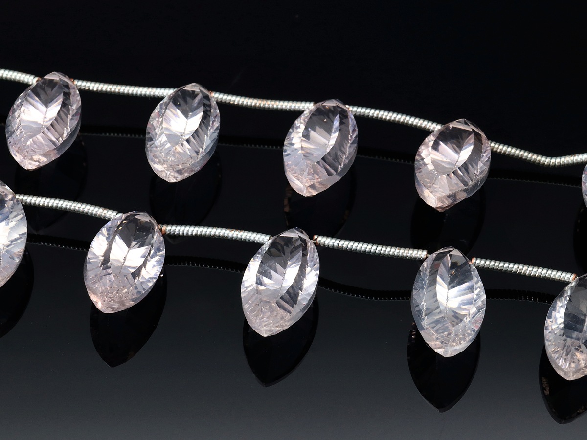 �����м��۹��ʼ�����ɥӡ�����������Ʃ���٤ȥ��åȡ�ŷ���Хӡ���/�������������ġ�Rose Quartz/���бѡ�/�ޡ��������󥱡��֥��å�/��15��8��7mm/1Ϣ��ŷ����/�ѥ���ȡ���ۡڥ���ꥫ�ġ����󡦹��Ÿ�����������Ͻ�Ÿ���㤤�դ���