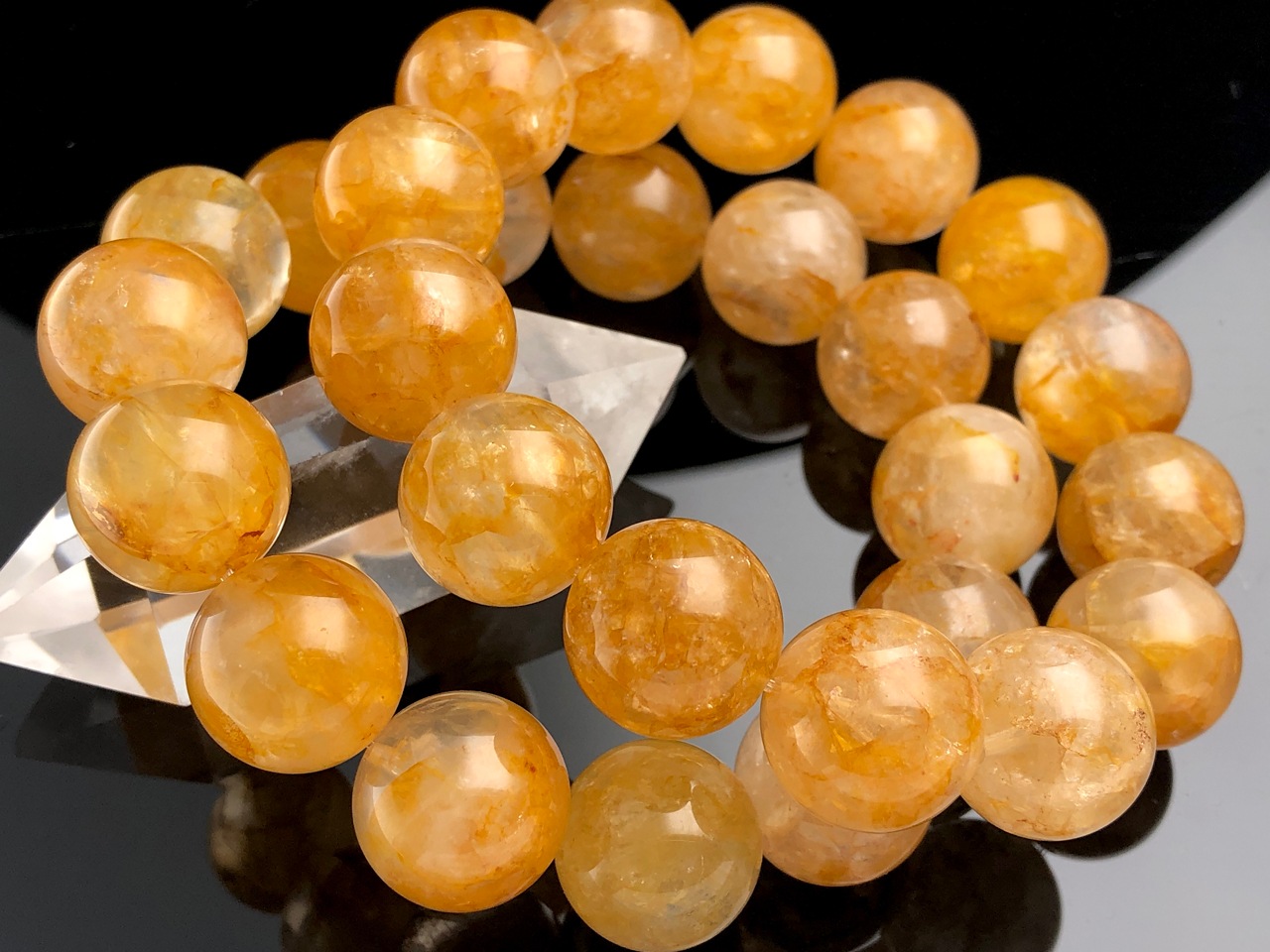 ¥Ö¥é¥¸¥ë»º¡úÅ·Á³ÀХ֥쥹¥ì¥Ã¥È/¥¤¥¨¥í¡¼¥é¥¤¥â¥Ê¥¤¥È¥¤¥ó¥¯¥©¡¼¥Ä(¥ª¡¼¥í¥é¥¯¥©¡¼¥Ä/Aurora Quartz/Limonite in Quartz/³ìÅ´¹Û/¶âµû¿å¾½)/¥é¥¦¥ó¥É/Ìó17mm/1ËÜ¡ÚÅ·Á³ÀÐ/¥Ñ¥ï¡¼¥¹¥È¡¼¥ó¡Û¡Ú¥¢¥á¥ê¥«¥Ä¡¼¥½¥ó¡¦¹á¹ÁŸ¼¨²ñ¡¦À¤³¦³ÆÃϽПÉÊÇ㤤ÉÕ¤±¡Û